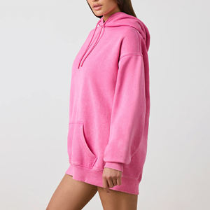 New Arrival Custom Streetwear Rhinestone Hoodie Heavyweight Oversized Hot Selling Customized <b>Sweatshirt</b> <b>Women</b> Hoodies - Product Image 4