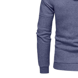 Sudadera con Capucha de Alta Calidad para Hombre, con Logotipo Personalizado, de Algodón Francés, con Doble Cremallera, Fabricante de Sudaderas Básicas de Algodón Mezclado - Product Image 6