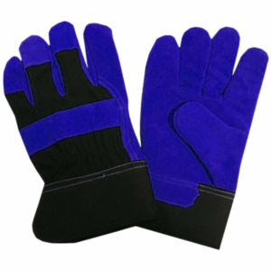 Guantes de trabajo de cuero dividido de piel de vaca de alta resistencia Forro de algodón Puño DE SEGURIDAD Resistencia al calor Certificado CE-Uso industrial Suave - Product Image 2