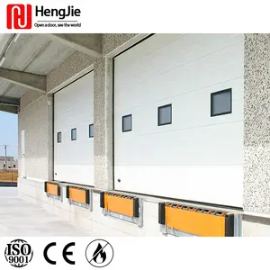 Fabricante de China de alta calidad, puerta de seguridad superior Industrial, almacén automático, puerta seccional deslizante de elevación Vertical