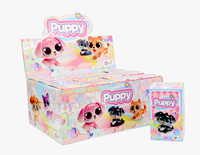 Figurines de chiots en PVC colorées et personnalisées, jouets en plastique ODM, miniatures de dessins animés, boîte mystère pour enfants, idéales pour la promotion et les cadeaux de fête