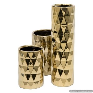 Jarrón de flores de aspecto elegante antiguo de Metal de calidad Superior chapado en oro de alta calidad, accesorios de decoración para el hogar, suministros a un precio impresionante - Product Image 6