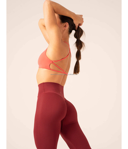 Pantalon de yoga mi-long taille haute pour femme, en coton/fibre de bambou, nouvelle texture, motif imprimé, sans couture, respirant - Product Image 4