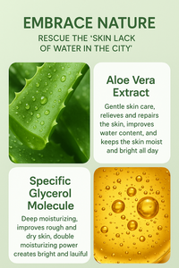 Private Label Wholesale <b>Aloe</b> <b>Vera</b> Gel for Face Body & Skin Care 99% Soothing and Moisturizing <b>Aloe</b> <b>Vera</b> Gel Repairing <b>After</b> <b>Sun</b> - Product Image 4