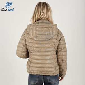 Chaqueta Acolchada de Invierno para Mujer, Tejida, de Alta Calidad, Impermeable, Cortavientos, Cálida, Informal, de Moda, Servicio OEM - Product Image 4