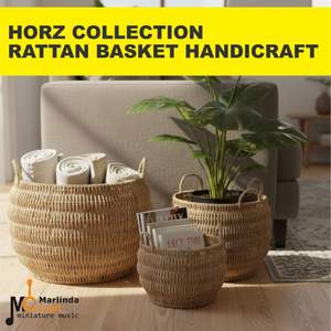 งานฝีมือตะกร้าหวาย คอลเลคชั่น HORZ - Product Image 1