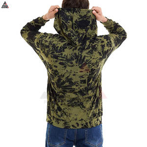 Rate Men Tie Dye Hoodies Designs entièrement personnalisés Top Trending Basics Cotton Blended Premium Quality Tie Dye Men's Hoodies - Product Image 2