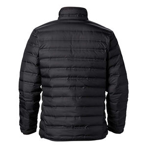 Chaqueta de invierno para hombre, Parka de lona con cuello levantado transpirable, acolchada cálida con logotipo frontal, diseño grueso informal - Product Image 6
