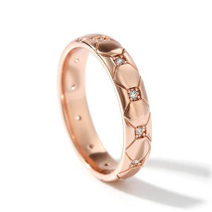 แหวนแต่งงาน Jeulia Eternal Love ชุบโรเดียม เงินสเตอร์ลิง สำหรับผู้หญิง - Product Image 3