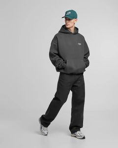 เสื้อฮู้ดดี้พิมพ์ลายทรงหลวมสไตล์สตรีทแฟชั่นคุณภาพสูงสำหรับผู้ชาย - Product Image 2