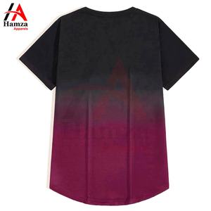 เสื้อยืดไล่ระดับสีทันสมัยของผู้ชายเสื้อ100% ผ้าฝ้ายแขนสั้นทรงหลวมระบายอากาศเป็นมิตรกับสิ่งแวดล้อม - Product Image 3