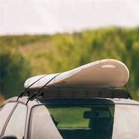 WOOWAVE Porte-canoë souple et long Porte-bagages de toit pour kayak/planche de surf Porte-bagages universel pour l'extérieur