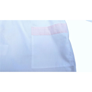 Grembiule in Cotone a Righe Rosa con Ricamo Personalizzato del Nome per Bambine, Accessorio per Uniforme Scolastica - Product Image 3