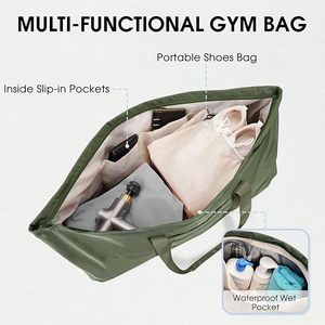 Sports de plein air Fitness Gym Yoga tapis sac bouffant bouffant manteau matelassé imperméable sec humide séparation épaule fourre-tout sacs femmes sac à main - Product Image 3