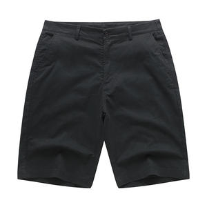 High Quality Comfortable 100% Cotton Breathable Summer Casual Flat Waist Mid Rise Plus Size Custom Men's <b>Shorts</b> - Product Image 2