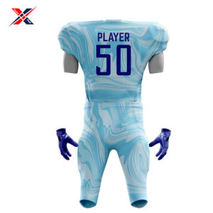 2025 nouveauté plus haute qualité Top vente personnalisé adulte Football américain uniforme faire votre propre 100% Polyester séchage rapide - Product Image 3