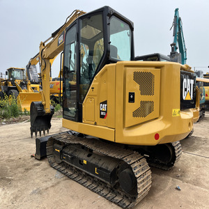 Mini-excavatrice sur chenilles CAT d'occasion, excavatrice compacte hydraulique pour travaux de construction et agricoles - Product Image 4