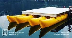 Bote Pontón Insumergible AQT, Material HDPE, Duradero y Multifuncional, Longitud 10.5 Metros X 4.5 Metros, Capacidad 6 Toneladas - Product Image 4