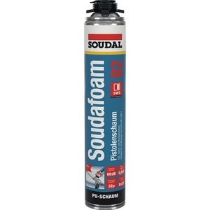 Pistola de Espuma Soudafoam-Gun 750ml B2 para Champán SOUDAL 1K, Espuma en Pistola Sin Guantes Desechables, Categoría de Producto: Persianas, Cortinas y Contraventanas - Product Image 1