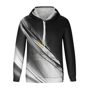 Meilleur matériau 3D imprimé sweats à capuche manches longues mode de rue chaire technique confortable taille XL pullet en gros - Product Image 3