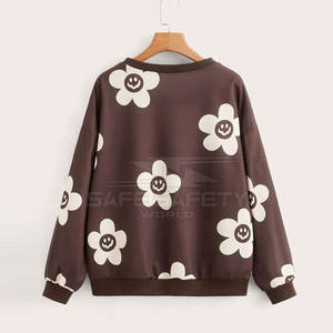 เสื้อสเวตเตอร์ขนแกะผู้หญิงแบบลำลองสำหรับฤดูหนาวฤดูใบไม้ร่วงโลโก้ด้านหน้าระบายอากาศได้ดี - Product Image 2