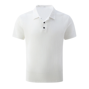 เสื้อโปโลสำหรับผู้ชายสีล้วนดีไซน์ตามสั่งเสื้อโปโลสำหรับผู้ชายเสื้อเชิ๊ตโปโลแขนสั้นคอพับลงจากบังคลาเทศ - Product Image 5