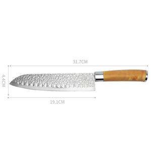 Cuchillo de Cocina Profesional de Acero Inoxidable Afilado de 8 Pulgadas, Ideal para el Hogar y Restaurantes, con Mango Ergonómico - Product Image 2