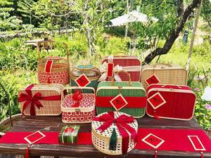 High Quality Handmade Bamboo Braided Gift <b>Box</b> <b>With</b> <b>Lid</b> Beautiful Woven <b>Decoration</b> for Weddings and Gifts GIFTS <b>BOX</b> - Product Image 5