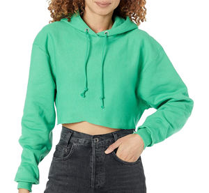 Simple women hoodie pullover style long sleeve cozy design made with soft fabric and drawstring hood for daily casual outfits - Product Image 1