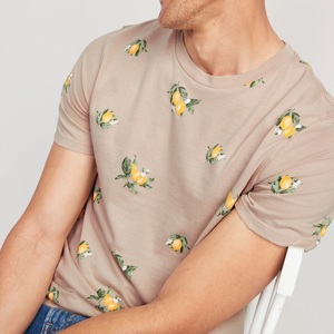 T-shirt pour homme imprimé sur mesure de qualité supérieure exclusive T-shirt surdimensionné à manches courtes avec broderie en soie de BD - Product Image 4