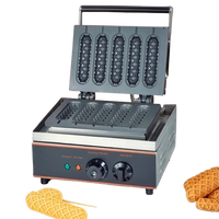Cuiseur commercial résistant de gaufrier de hot-dog de maïs Philippines autres casse-croûte bâtonnets de fromage en forme de banane faisant la machine