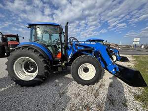 2024 New Hollan T5.110 Tractor agrícola MFWD C/H/A 34,8 HRS NH 720LU Loader Bucket Pump Gearbox Bearing Core Components - Product Image 3