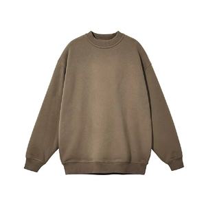 เสื้อสเวตเตอร์คอตตอนแบบสวมหัวของผู้ชายเสื้อสเวตเตอร์คอกลมผ้าคอตตอนไซส์ใหญ่พิเศษปักโลโก้ได้ตามต้องการสำหรับ2025 - Product Image 5