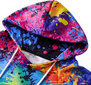 Suéter personalizado de algodón con capucha para hombre, sudadera gruesa con capucha para primavera y otoño, Sudadera de felpa francesa con sublimación personalizada Unisex - Product Image 5