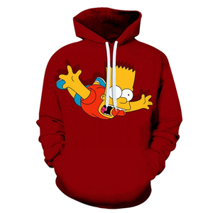 Sweat à capuche en polyester tricoté de haute qualité pour hommes Impression numérique douce Techniques lavées à la mode Vêtements d'hiver personnalisables - Product Image 3