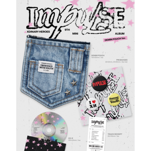 Xdinary-Heroes - IMPULSE 9th Mini Album Versión Denim Pouch - Product Image 1