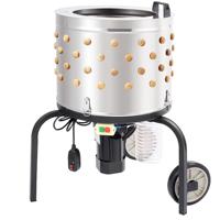 Plumeuse à poulet Des Champs, déplumeuse de volailles et d'oiseaux, robot culinaire électrique en acier inoxydable robuste