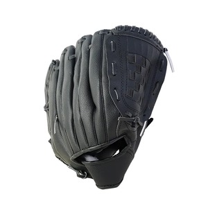 Wholesale Outfield Blank Black Kids Adult Softball <b>Baseball</b> <b>Gloves</b> Professional Sample Cowhide Leather <b>Baseball</b> - Product Image 3