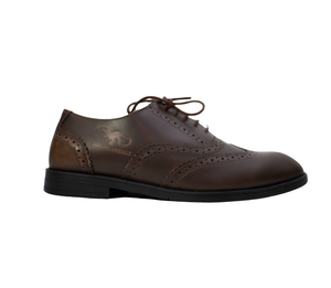 Zapatos de vestir de lujo para hombre hechos a mano último diseñador estilista boda Oxfords y altura del tobillo botas de combate de cuero genuino - Product Image 1