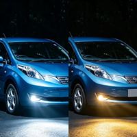 Phare antibrouillard LED blanc jaune 20W 9-30V 6000K 3000K, directement de l'usine, référence OE 26150-3NK0A pour Nissan Leaf Venucia E30