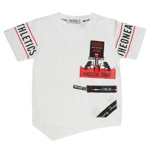 T-shirt à manches courtes pour garçons - Blanc - Product Image 1