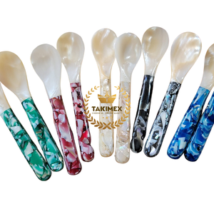 Takimex Vietnam Cuillère en nacre de haute qualité et bon marché Cuillère en nacre naturelle pour la dégustation de caviar - Product Image 1