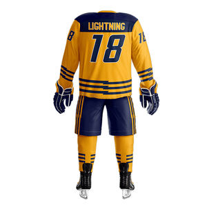 Uniforme de maillot de hockey sur glace personnalisé sublimé Qualité supérieure Durable Respirant Léger Maillot spécifique à l'équipe - Product Image 3