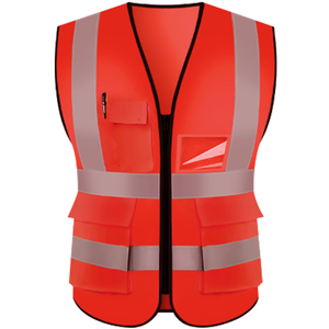 Chaleco DE TRABAJO DE SEGURIDAD personalizado al por mayor, chaqueta de seguridad reflectante para ingenieros, chaleco para correr de malla de alta visibilidad para construcción industrial - Product Image 1