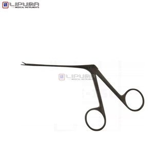 Pinza Microquirúrgica para Oído, Dentada, Recubierta de Negro, Instrumento Quirúrgico para Procedimientos ORL, Otología, Microcirugía, Instrumentos Médicos - Product Image 2