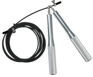 Cuerda de Saltar de Alta Velocidad con Mango de Aluminio, Cable de Acero Recubierto de PVC de 3 mm, Cuerda de Saltar con Rodamientos de Bolas para Fitness, CrossFit y Entrenamiento - Product Image 1