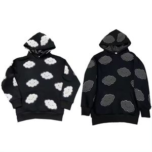 Custom Rhinestone Puff Imprimir Sudaderas con capucha de alta calidad para hombre Puff Impresión Zip up Sudaderas con capucha Unisex - Product Image 1
