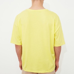 Drop Shoulder Short Sleeve O Neck Plus Size T Shirts For <b>Men</b> Casual Stylish Design Direct Factory Supply Wholesale Bulk Order - Product Image 5