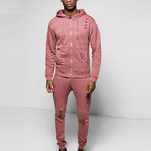 Ropa deportiva desgastada informal con logotipo personalizado, ropa de gimnasio transpirable, conjunto de chándales para correr de invierno, venta al por mayor - Product Image 2