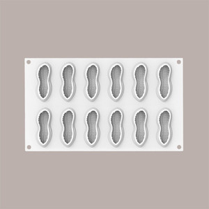 Molde de Silicona Realista para Cacahuetes, 72x29x27 mm, Herramienta para Postres, Hecho en China, Solo Lavar a Mano - Product Image 3